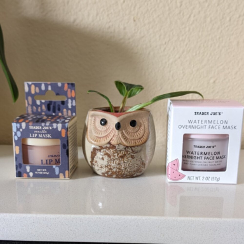 Trader Joe's Face Mask and Lip Mask